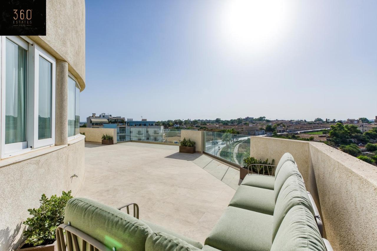 Luxury Beautiful Penthouse With Amazing Views & Ac By 360 Estates Apartment Marsaxlokk Exterior photo
